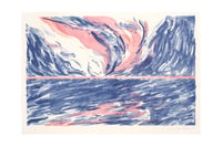 Near (night) - Lithograph