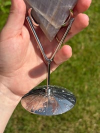 Image 3 of Blue Moonstone Diamond on Stand