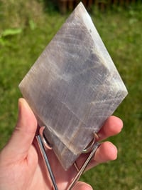 Image 4 of Blue Moonstone Diamond on Stand