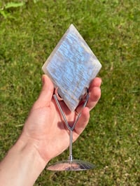 Image 5 of Blue Moonstone Diamond on Stand