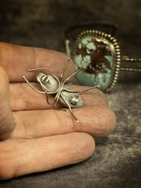 Image 4 of Turquoise Spider Cuff/Brooch