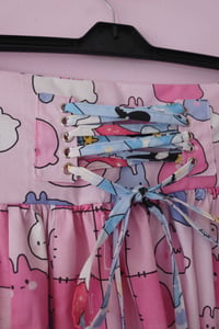 Image 2 of Pink Bunnies Corset Mini Ruffled Skirt (UK16)