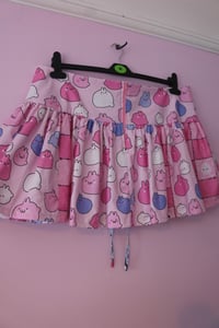 Image 3 of Pink Bunnies Corset Mini Ruffled Skirt (UK16)