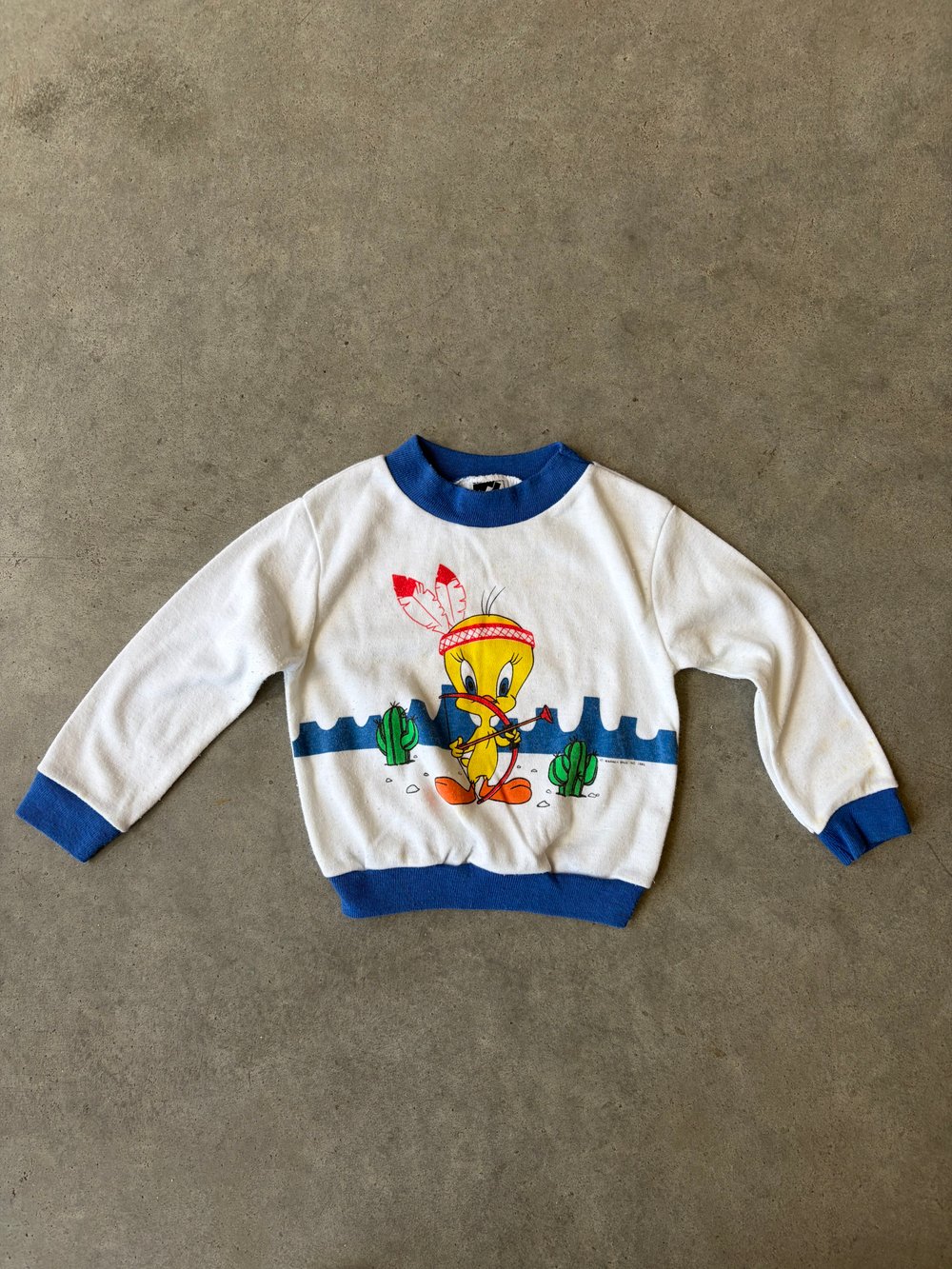 Image of Vintage 80s Tweety Bird Crew Neck 1T