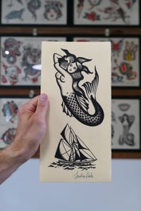 Mermaid & Boat
