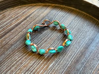 Copper and Turquoise bracelet 