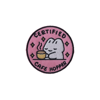 Image 1 of certified cafe hopper pin