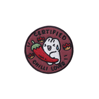Image 1 of certified chilli lover pin