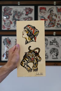 Girl & Tiger