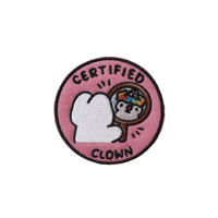 Image 1 of certified clown pin