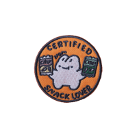 Image 1 of certified snack lover pin