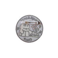 Image 2 of touch grass club pin