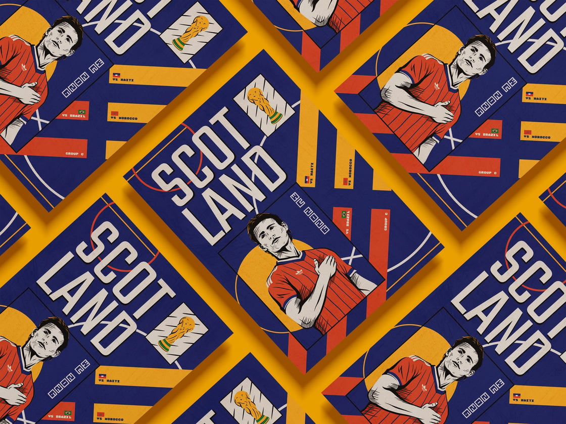 Image of Scotland World Cup 2026 Group C Poster