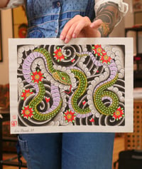 Snake & Sakura Irezumi 