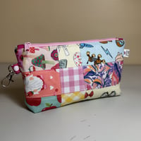 Image 2 of Patchwork | Small Cosmetic Bag | Pencil Case | Travel Organizer