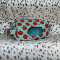 Image 1 of Apples | Handmade Quilted Wipes & Diapers Bag | Baby Essentials Organizer