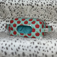 Image 2 of Apples | Handmade Quilted Wipes & Diapers Bag | Baby Essentials Organizer