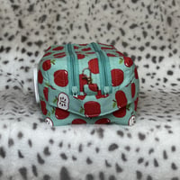 Image 4 of Apples | Handmade Quilted Wipes & Diapers Bag | Baby Essentials Organizer