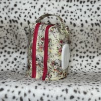 Image 2 of Watercolor Bunnies | Handmade Quilted Wipes & Diapers Bag | Baby Essentials Organizer