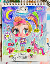 All my neat Stuff - original 8x10