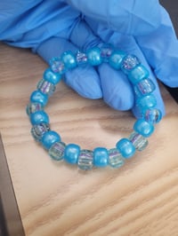 Image 3 of Dark light blue bracelet  