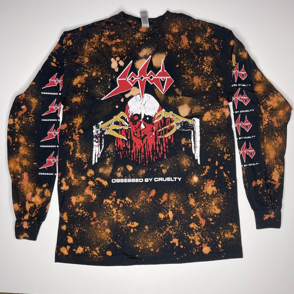 Image of Tie Dye Obsessed By Cruelty LONG SLEEVE Size M