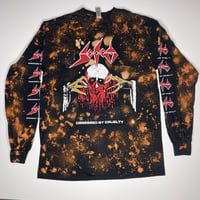 Image 1 of Tie Dye Obsessed By Cruelty LONG SLEEVE Size M