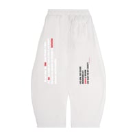 Image 2 of Stripe Drawstring Barrel Pants