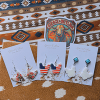 Image 1 of Frenchie Earrings 