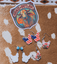 Image 2 of Frenchie Earrings 
