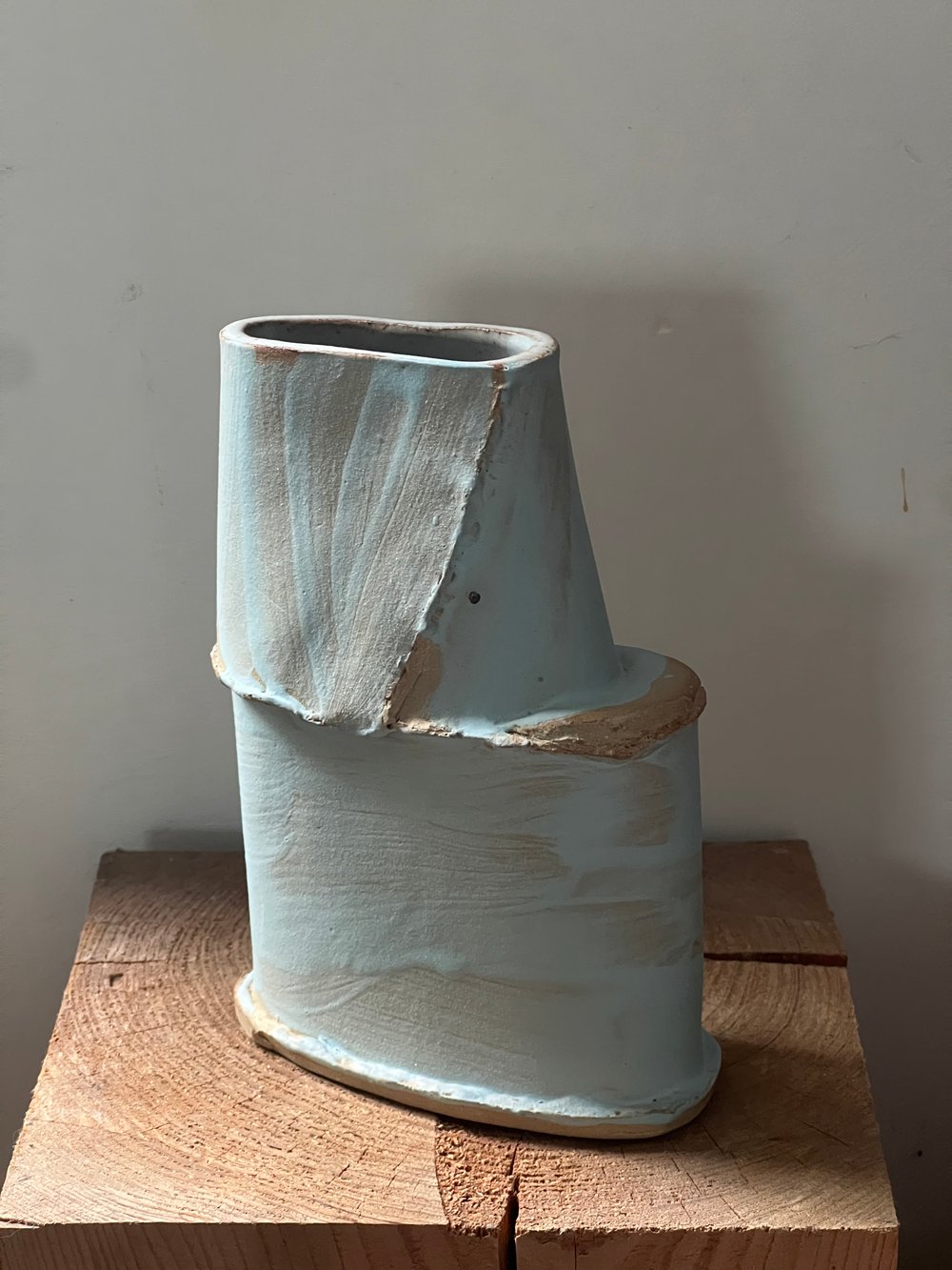 Image of Seam Vase blue