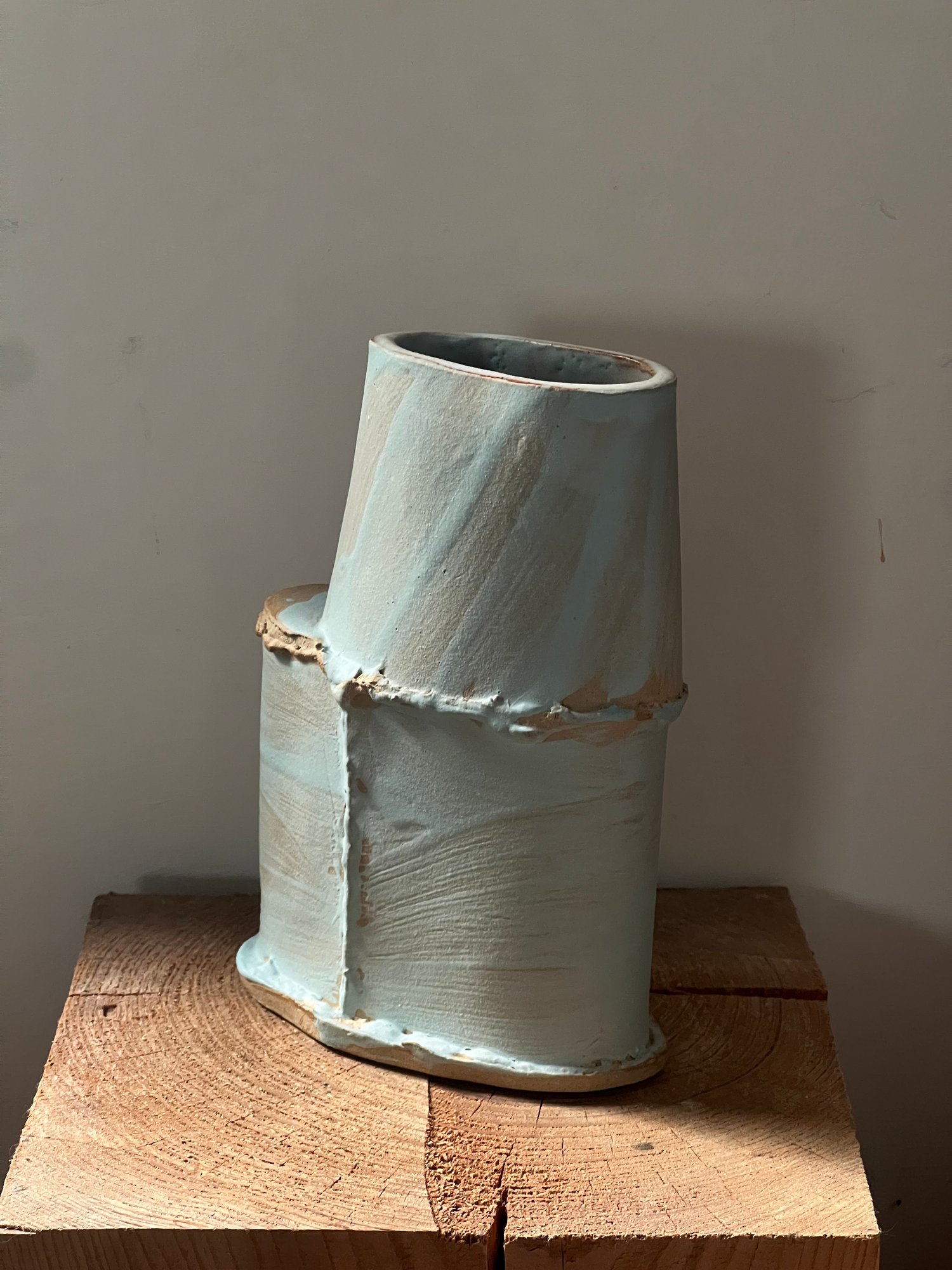 Image of Seam Vase blue