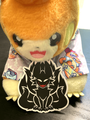 Shadow Kitsune Sticker