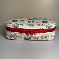 Image 4 of Bows  Quilted Makeup Bag