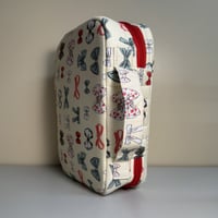 Image 3 of Bows  Quilted Makeup Bag