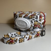 Image 2 of Mini Wipes Pouch with Wristlet | Compact Personal Hygiene Bag