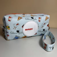 Image 1 of Gilmore Girls | Personal Hygiene Pouch with Zipper Pocket & Wristlet | Made to ...