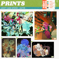 Image 5 of PRINTS - Dandadan, NDRV3, Metaphor, MP100, OMORI, P3-P5, Splatoon, TSHD, TWST, UTDR, WHA