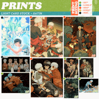 Image 2 of PRINTS - Dandadan, NDRV3, Metaphor, MP100, OMORI, P3-P5, Splatoon, TSHD, TWST, UTDR, WHA