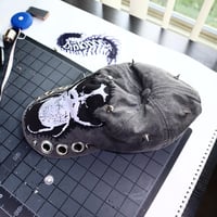 Image 3 of HAT WITH AN ORIGINAL BEETLE / SKULL PATCH