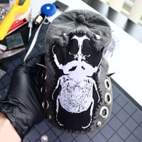 Image 2 of HAT WITH AN ORIGINAL BEETLE / SKULL PATCH
