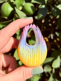 Image 1 of Rainbow Wig Wag Pendant 