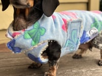 Image 2 of Fleece Bows Chest Cover Coat