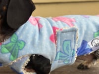 Image 4 of Fleece Bows Chest Cover Coat