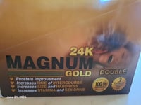 Image 3 of Magnum 24K Male Enhancement Gold capsules 24 Free Gift 100% Natural Herbal Extract AUTHENTIC