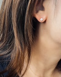 Image 2 of Emma Mini Stud Enamel Earring