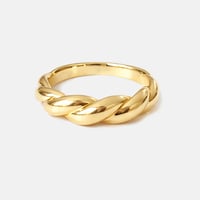 Image 1 of Gold Braided  Ring