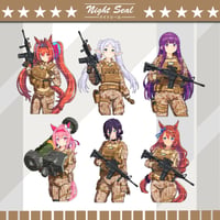 Image 1 of Marines x Waifus / Stickers 