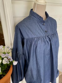 Image 1 of The Claudia Chambray Top