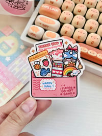Image 2 of Diecut Sticker - Happy Snail Mail